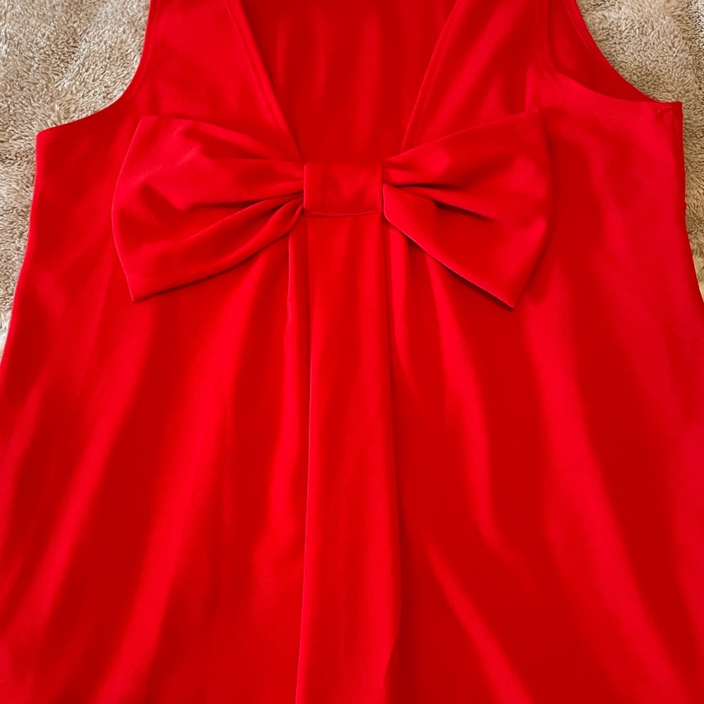 Classic Red Sleeveless Dress